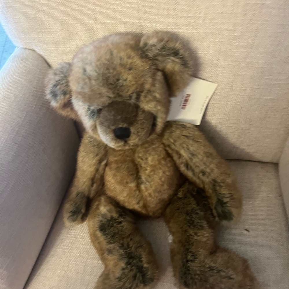 Pottery barn micheal teddy bear new with tags attached